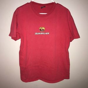 Red quicksilver t-shirt